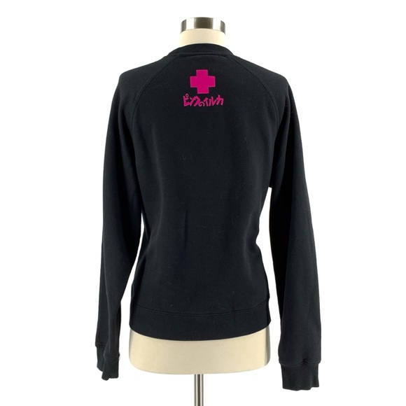 Pink Dolphin Black Crew Neck Sweatshirt Size Small - Picture 4 of 7